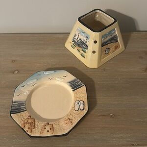 3D candle shade and plate